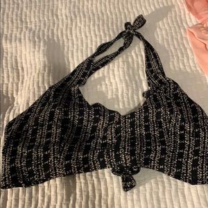 Urban outfitters print wrap top